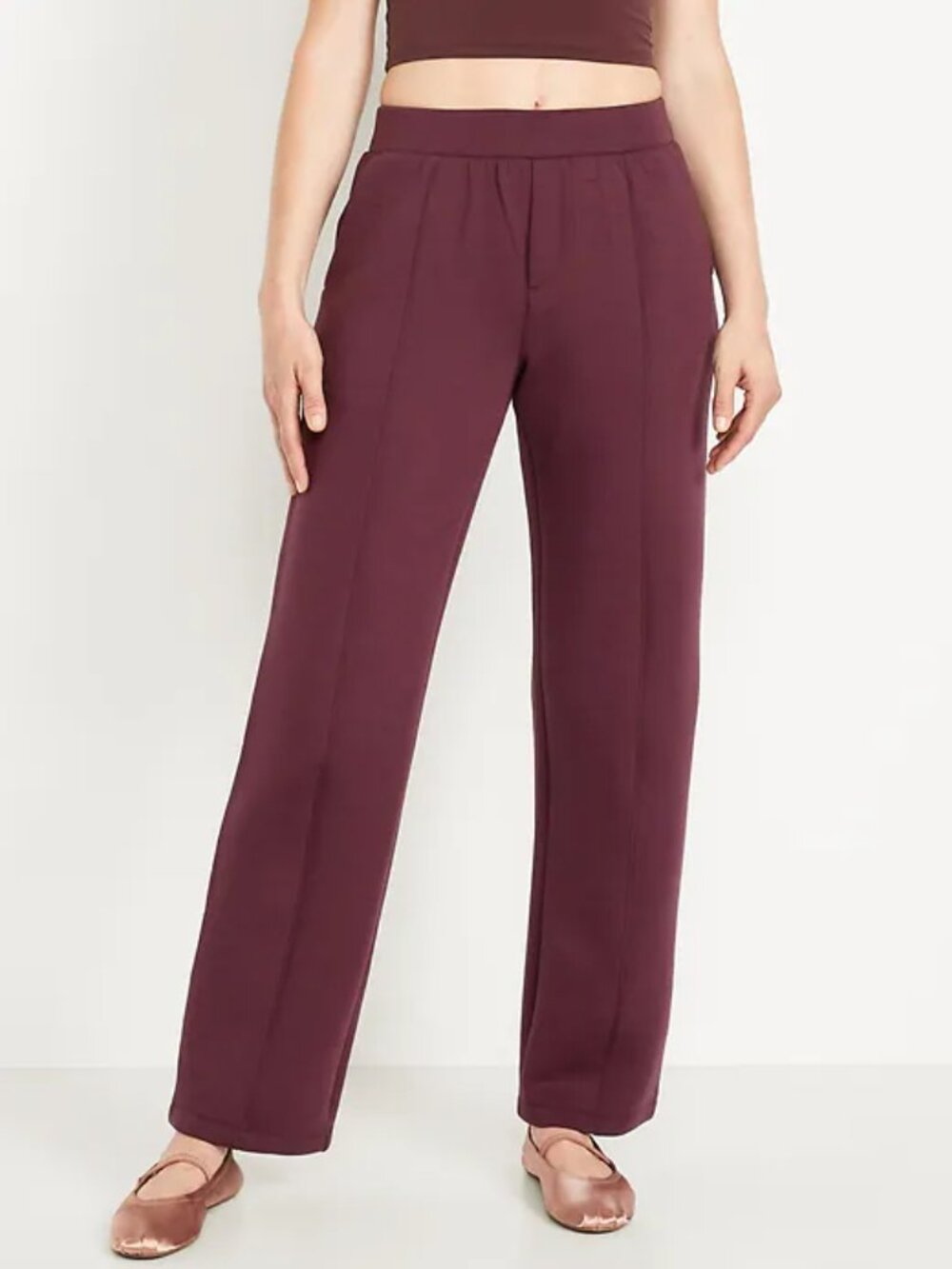 OLD NAVY Pants Womens L Tall Bounce Fleece Sweatpants High Rise Pull On